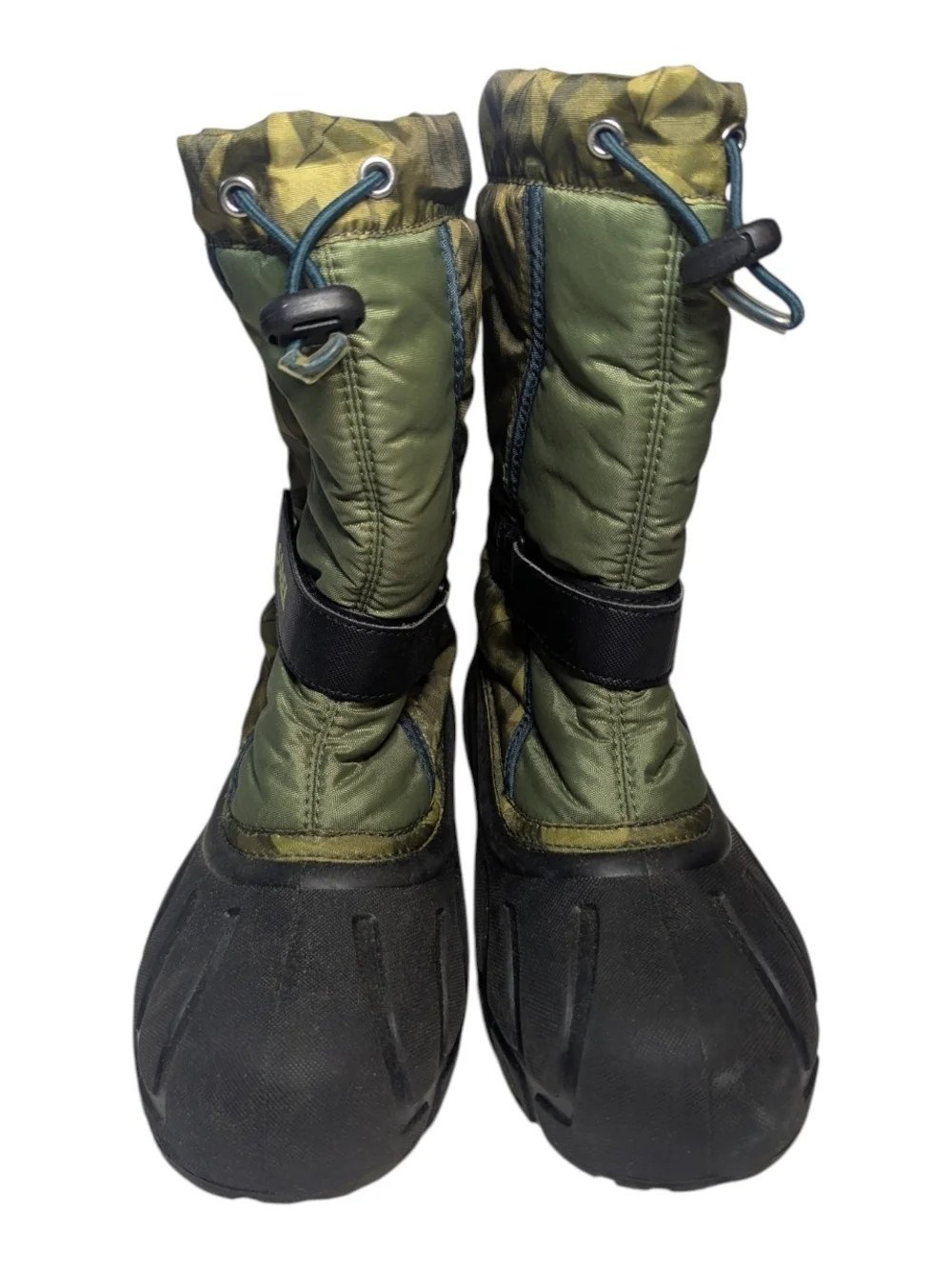 SOREL Youth Kids Winter Boots Sz 6 Camo Waterproof